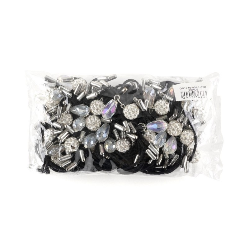 Набор резинок для волос с шамбалой и камушками (14815)