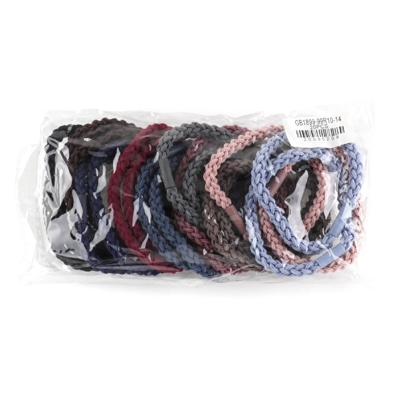 Набор плетеных резинок для волос (14935)