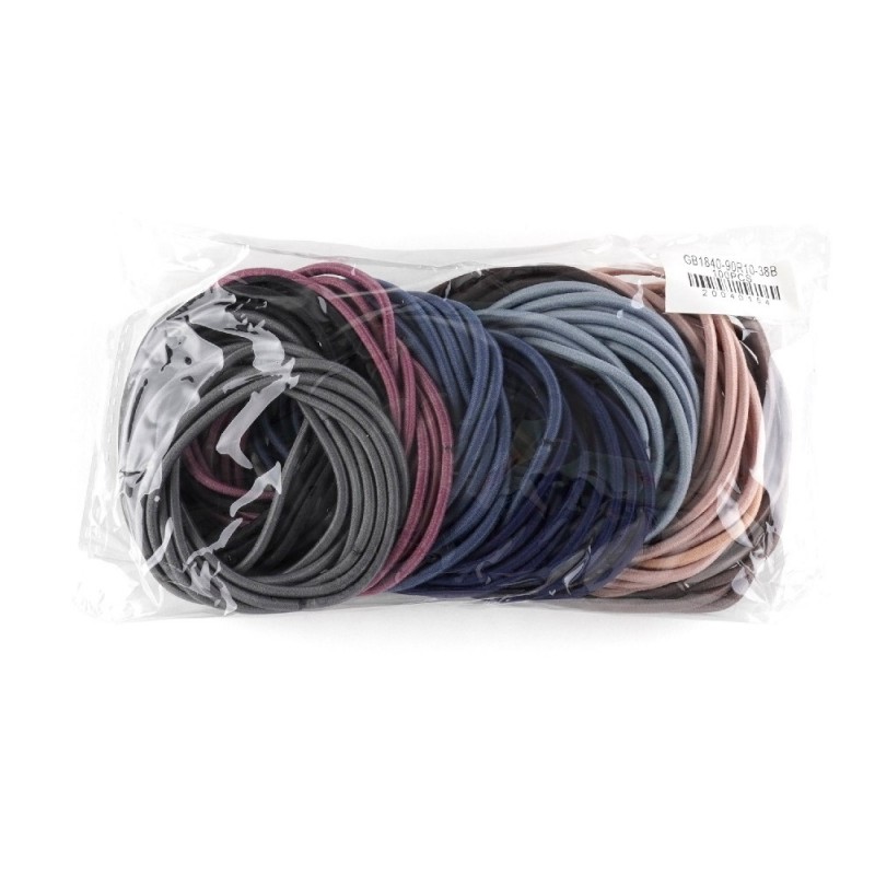 Набор бесшовных резинок для волос разноцветный (15199)