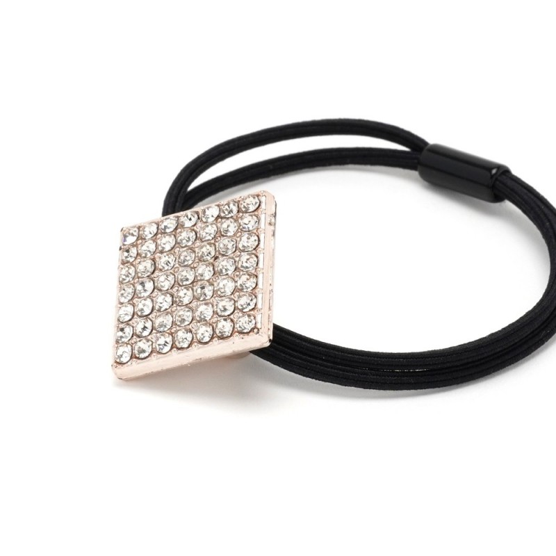 Набор двойных резинок для волос с фигурками черный (15324)