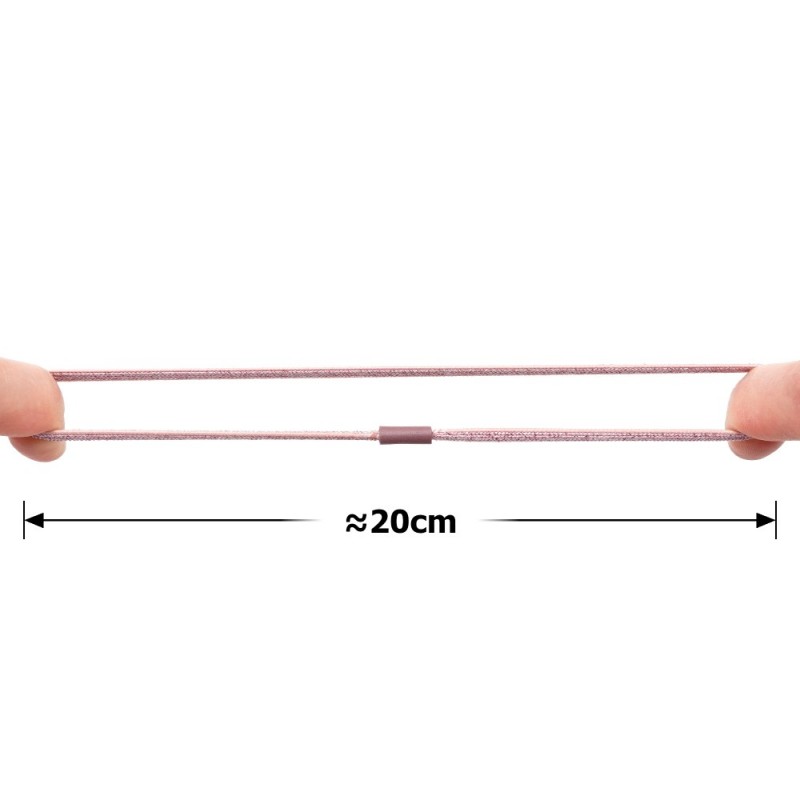 Набор резинок для волос с люрексом (15326)