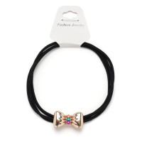 Резинка для волос тройная с фигуркой бантик (25579) вариант 01