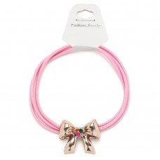 Резинка для волос тройная с фигуркой бантик (25580) вариант 10