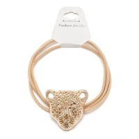 Резинка для волос тройная с фигуркой тигра (25598) вариант 07