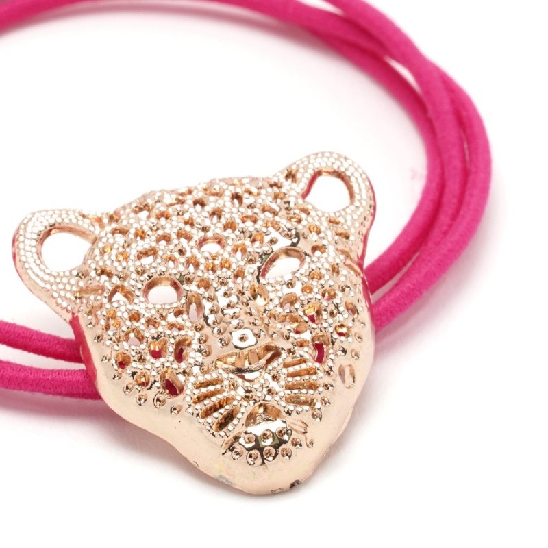 Резинка для волос тройная с фигуркой тигра (25598) вариант 09