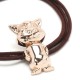 Резинка для волос тройная с фигуркой кота (25600) вариант 02