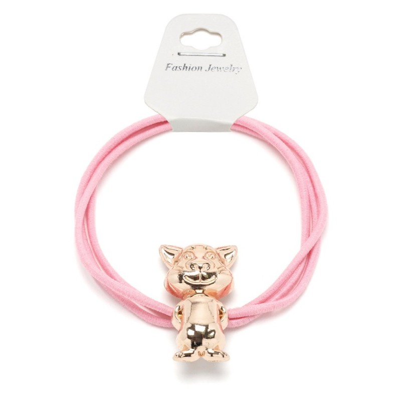 Резинка для волос тройная с фигуркой кота (25600) вариант 10