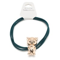 Резинка для волос тройная с фигуркой кота (25600) вариант 05