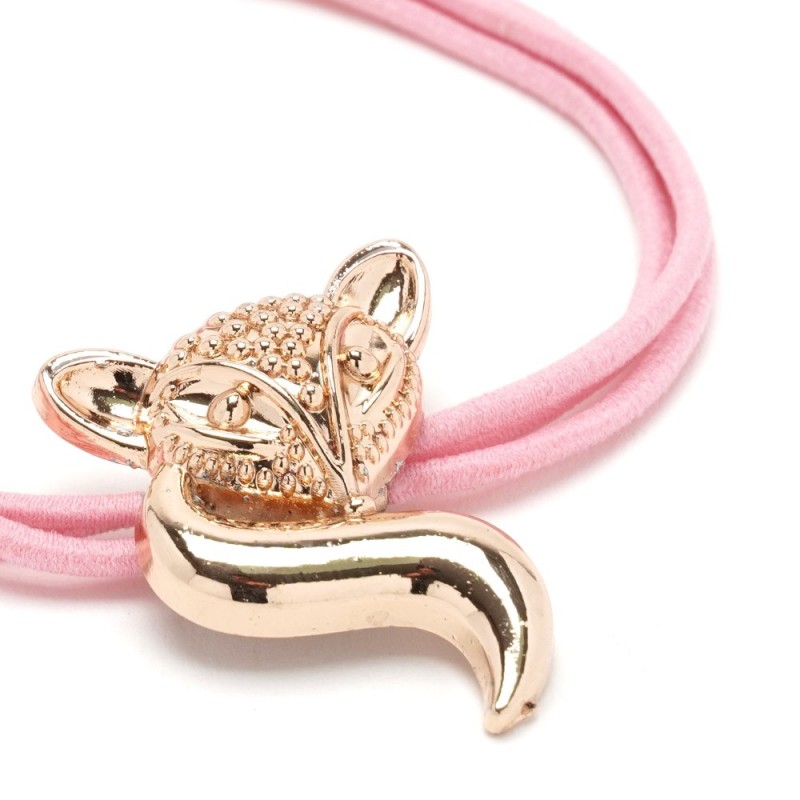 Резинка для волос тройная с фигуркой лисы (25601) вариант 10