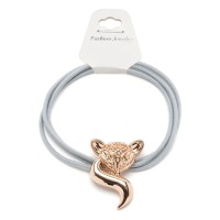 Резинка для волос тройная с фигуркой лисы (25601) вариант 06