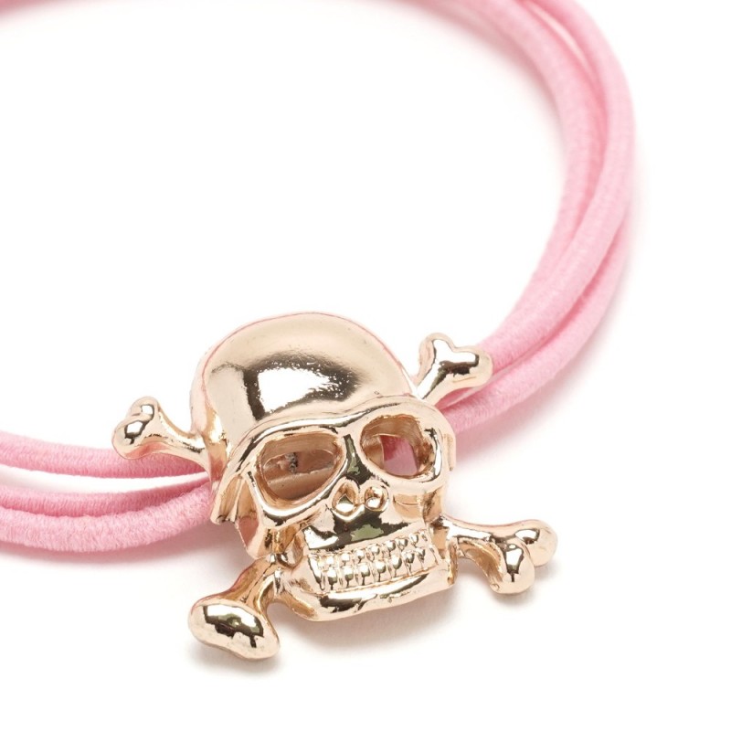 Резинка для волос тройная с фигуркой черепа (25602) вариант 10