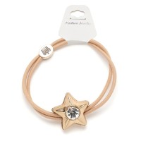 Резинка для волос двойная с фигуркой звезда (25651) вариант 03