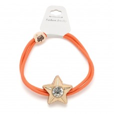 Резинка для волос двойная с фигуркой звезда (25651) вариант 04