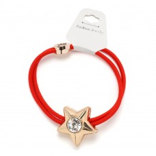 Резинка для волос двойная с фигуркой звезда (25651) вариант 05