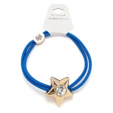 Резинка для волос двойная с фигуркой звезда (25651) вариант 07