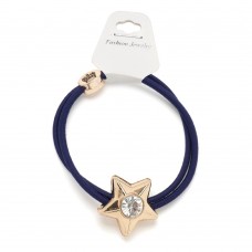 Резинка для волос двойная с фигуркой звезда (25651) вариант 08