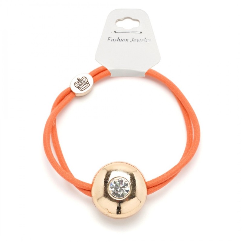 Резинка для волос двойная с фигуркой (25652) вариант 04