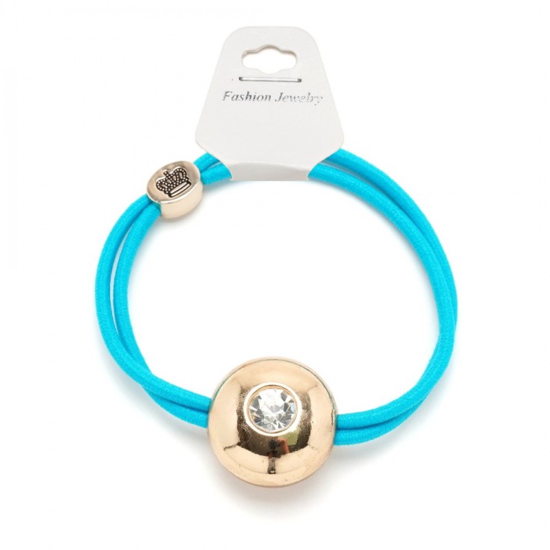 Резинка для волос двойная с фигуркой (25652) вариант 06