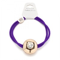 Резинка для волос двойная с фигуркой (25652) вариант 09