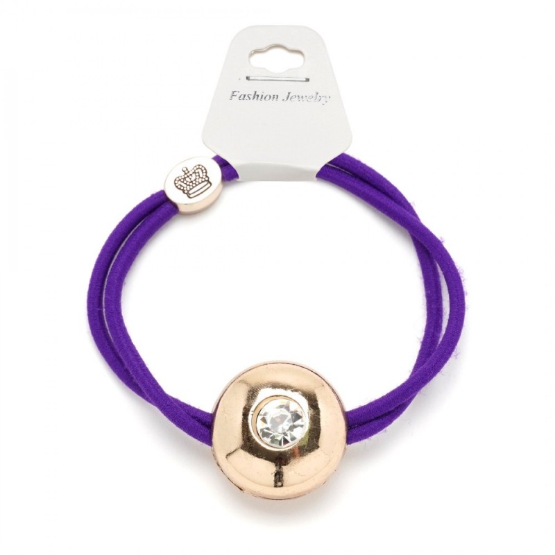 Резинка для волос двойная с фигуркой (25652) вариант 09