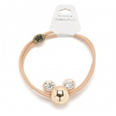 Резинка для волос двойная с фигуркой микки-маус 25653 вариант 03