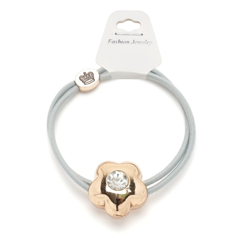 Резинка для волос двойная с фигуркой (25654) вариант 01