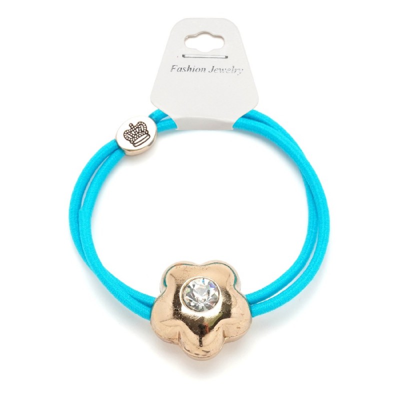 Резинка для волос двойная с фигуркой (25654) вариант 06