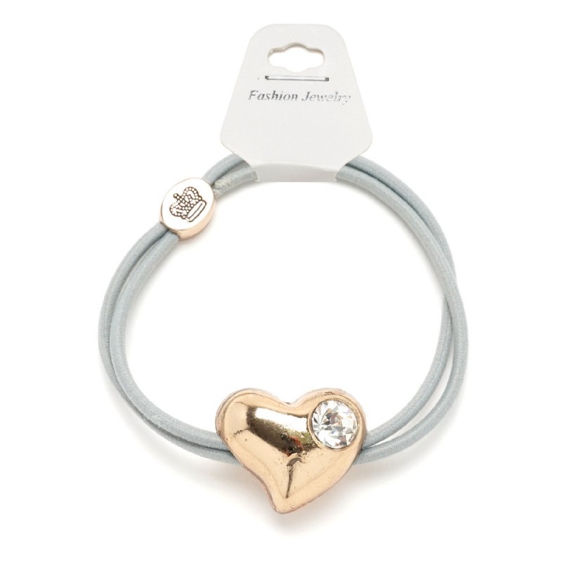 Резинка для волос двойная с фигуркой (25655) вариант 01