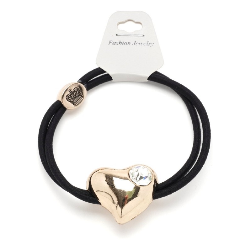 Резинка для волос двойная с фигуркой (25655) вариант 02