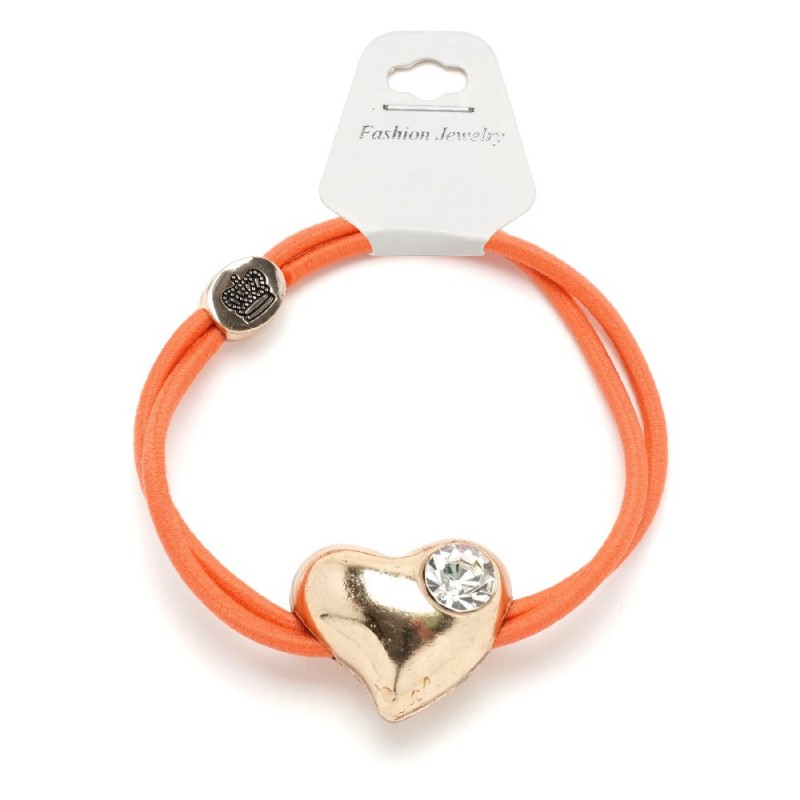 Резинка для волос двойная с фигуркой (25655) вариант 04