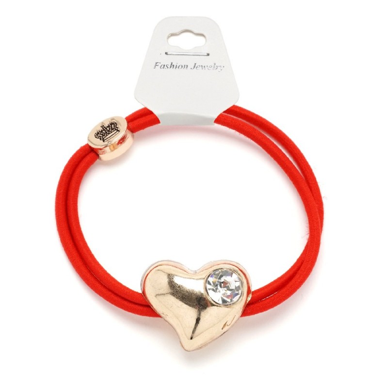 Резинка для волос двойная с фигуркой (25655) вариант 05