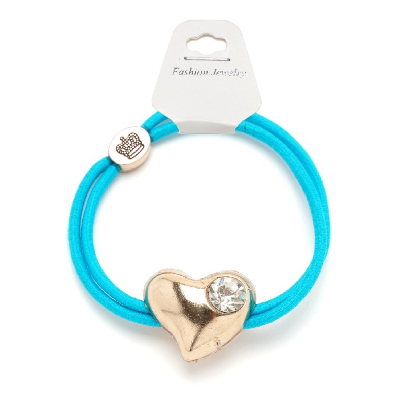 Резинка для волос двойная с фигуркой (25655) вариант 06