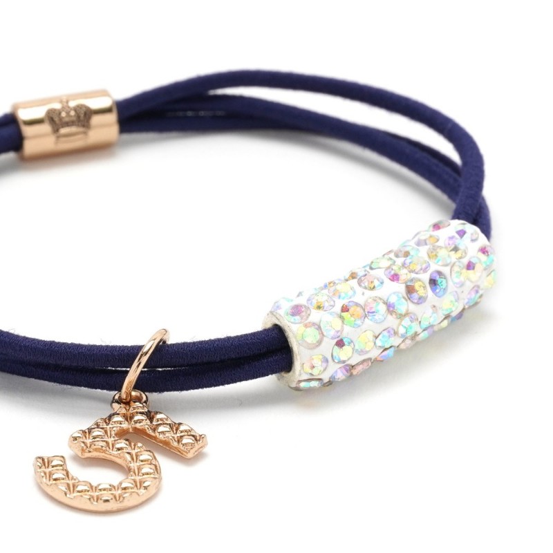 Резинка для волос двойная с украшением (25661) вариант 05