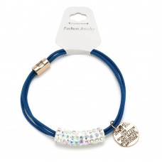 Резинка для волос двойная с украшением (25662) вариант 04