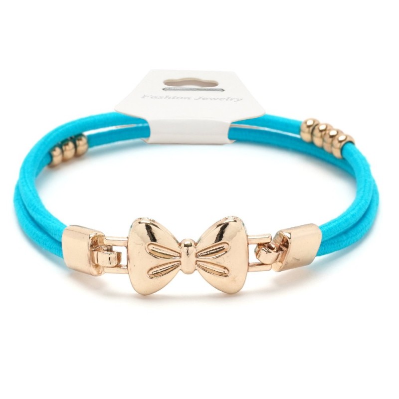 Резинка для волос двойная с фигуркой бантик (25730) вариант 08