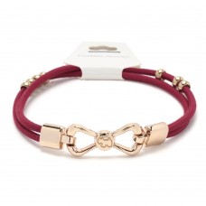 Резинка для волос двойная с фигуркой бантик (25731) вариант 03