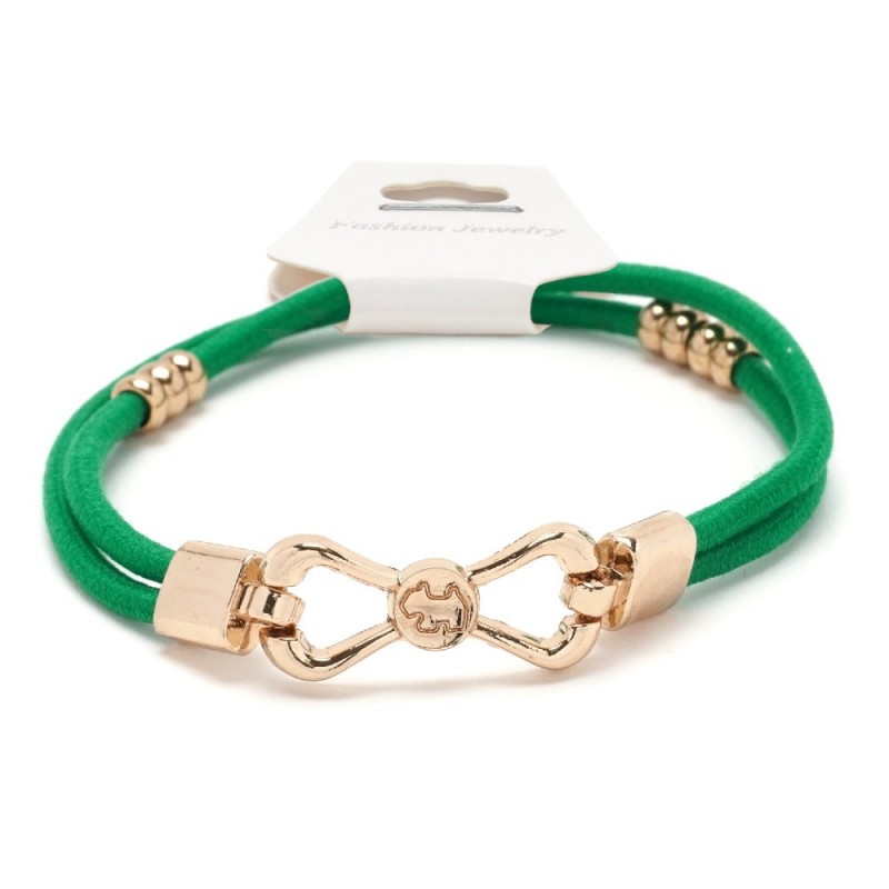 Резинка для волос двойная с фигуркой бантик (25731) вариант 06