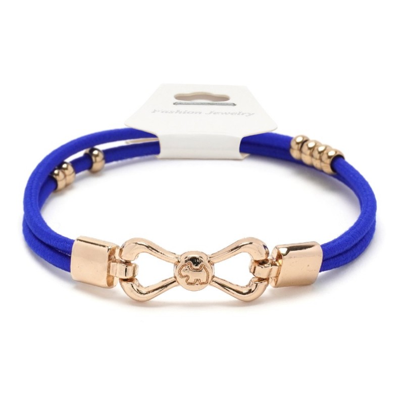 Резинка для волос двойная с фигуркой бантик (25731) вариант 08