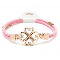 Резинка для волос двойная c фигуркой цветочек (25732) вариант 10