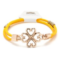 Резинка для волос двойная c фигуркой цветочек (25732) вариант 05