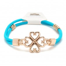 Резинка для волос двойная c фигуркой цветочек (25732) вариант 07