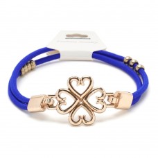 Резинка для волос двойная c фигуркой цветочек (25732) вариант 08