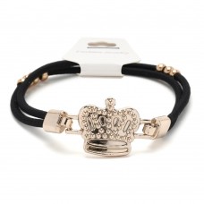 Резинка для волос двойная c фигуркой корона (25733) вариант 01