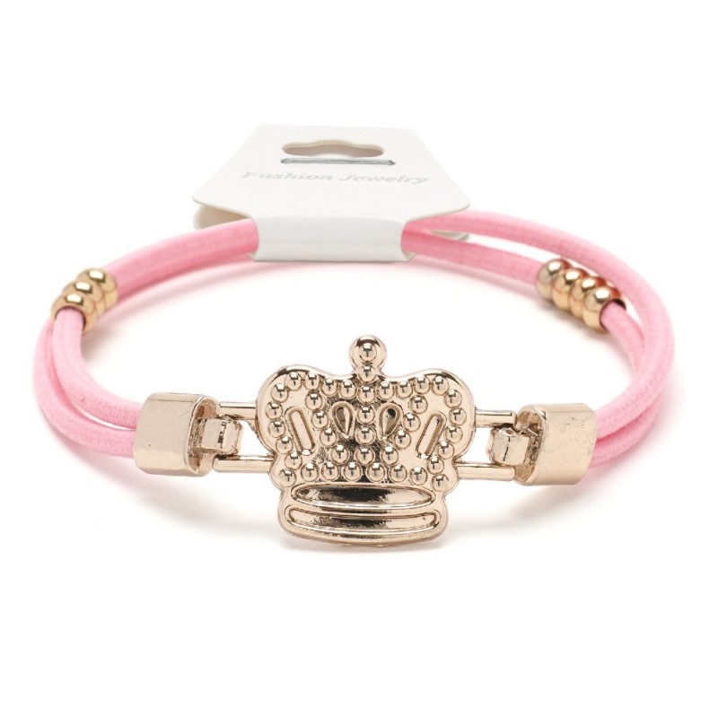 Резинка для волос двойная c фигуркой корона (25733) вариант 10