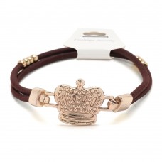 Резинка для волос двойная c фигуркой корона (25733) вариант 02