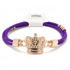 Резинка для волос двойная c фигуркой корона (25733) вариант 09