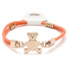 Резинка для волос двойная с фигуркой мишка (25734) вариант 03