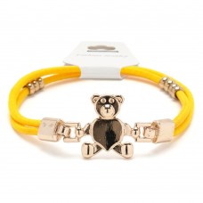 Резинка для волос двойная с фигуркой мишка (25734) вариант 04