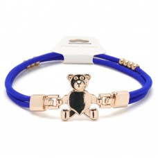 Резинка для волос двойная с фигуркой мишка (25734) вариант 07