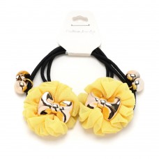 Пара резинок для волос двойные с бантиком 2шт (25737) вариант 03